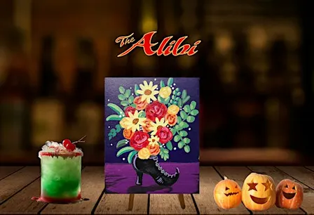 Witch Bouquet Paint & Sip at The Alibi