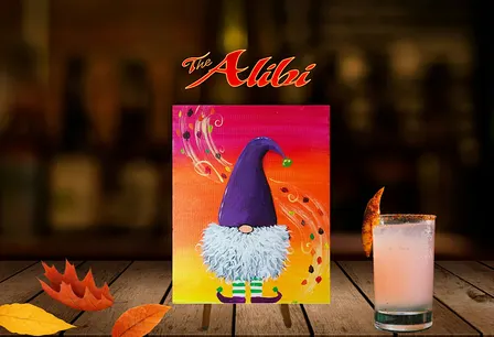 Fall Gnome Paint & Sip at The Alibi