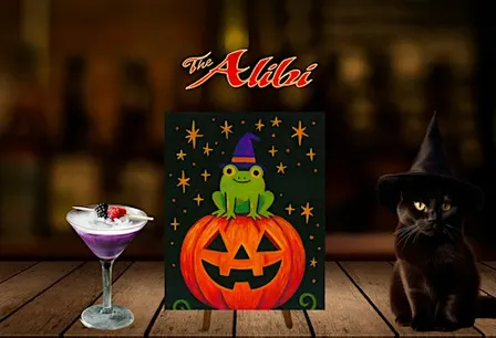 Magical Frog Paint & Sip at The Alibi