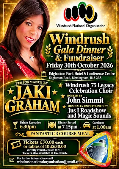 Windrush Gala Dinner & Fundraiser