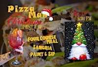 Christmas at Pizza Man Four Course Wine and Paint