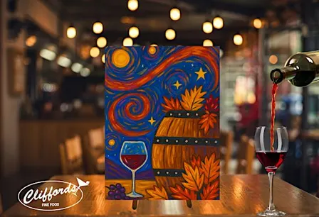 Fall Wine Paint & Sip at Cliffords