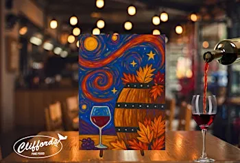 Fall Wine Paint & Sip at Cliffords