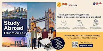 Study Abroad Education Fair – INTI International College Subang
