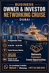 Dubai Cruise Networking & Party