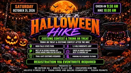 HALLOWEEN HIKE , Trunk Or Treat, and Costume Contest