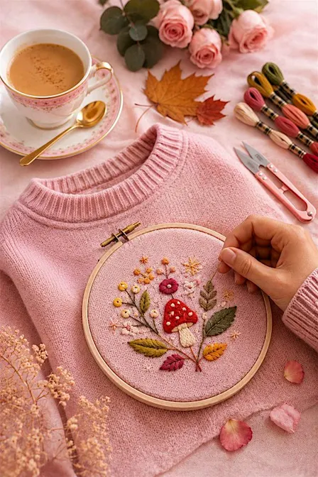 SIP&STICK- Pullover Stickerei Workshop in Frankfurt