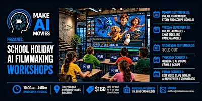 Make AI Movies Presents: September School Holiday AI Filmmaking Program