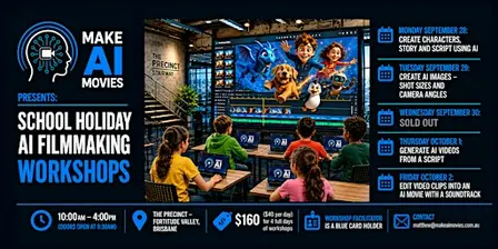 Make AI Movies Presents: September School Holiday AI Filmmaking Program