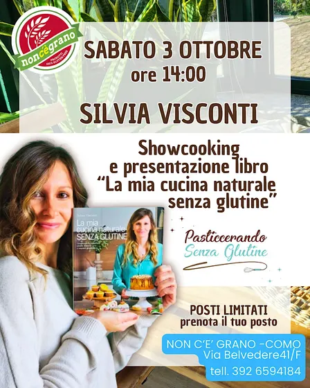 SILVIA VISCONTI Showcooking Cucina naturale senza glutine
