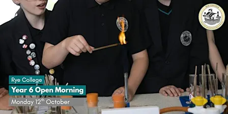 Rye College Open Morning - Monday 12th October