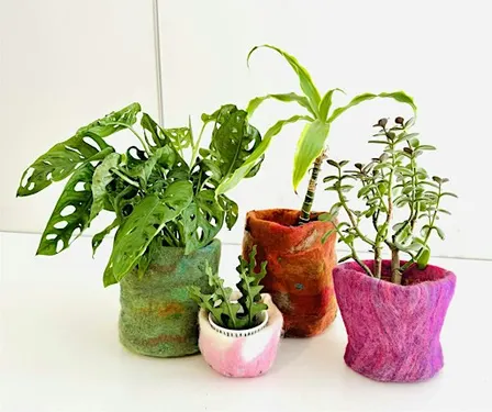 McManus Monday: Creating Colourful Felt Pots