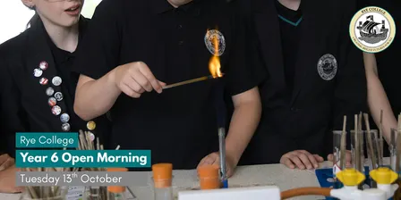 Rye College Open Morning - Tuesday 13th October
