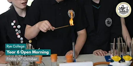 Rye College Open Morning - Friday 16th October
