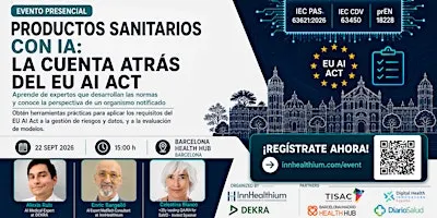 Productos sanitarios con IA: la cuenta atrás del EU AI Act