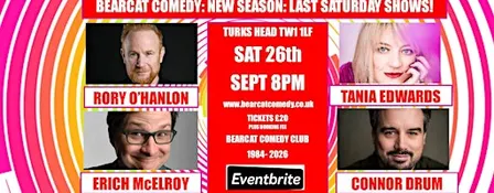 Bearcat Comedy Saturday 26th September