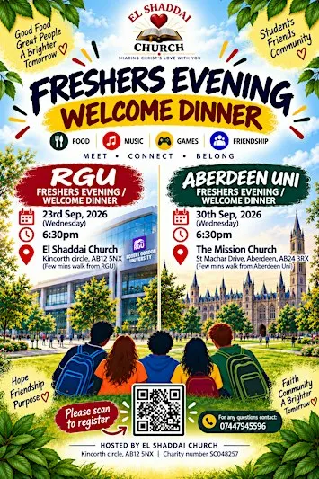 RGU Freshers Welcome Dinner