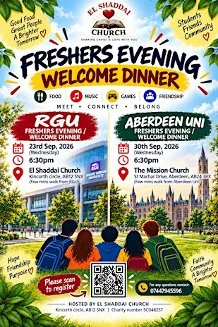 RGU Freshers Welcome Dinner
