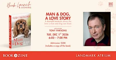 Book Launch & Signing: Man & Dog: A Love Story with Tony Parsons