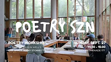 POETRY SZN poetry workshop with Demi Anter @ One Space, Many Stories
