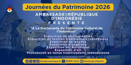 Journées du Patrimoine :  Visite libre de l'Ambassade d'Indonésie à Paris