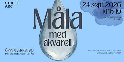 Öppen verkstad – Måla med akvarell