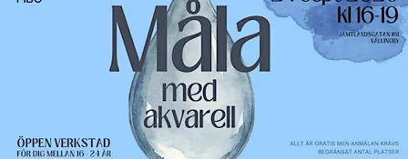 Öppen verkstad – Måla med akvarell