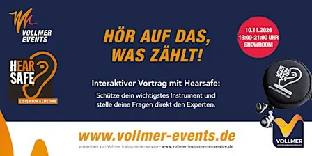 Hör auf das, was zählt! Musikgesundheit besseres Hören für Musiker.
