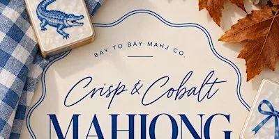 Crisp & Cobalt Mahjong Open Play