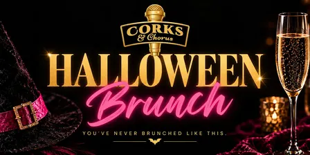 CORKS & CHORUS: Halloween Brunch & Crowd Karaoke w/DJ LUCKIE DAVE