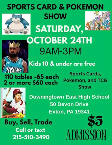 Poppel Family Shows Sports Card, Pokemon and TCG Mega Show