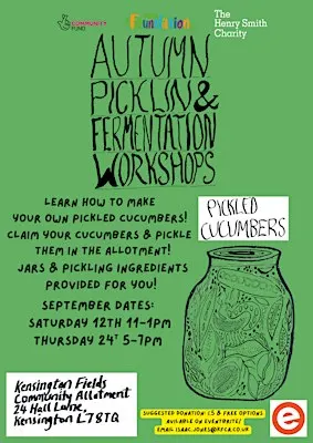 Learn how to Pickle Cucumbers at Kensington Community Allotment! II