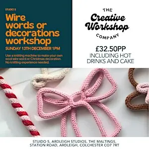Wire Words or Decorations Workshop