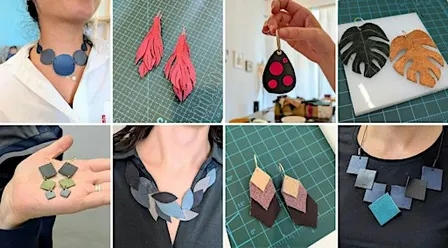 Jewellery Workshop with Upcycled Leather in Berlin