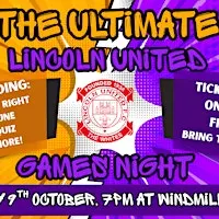 Lincoln United Juniors - Ultimate Games Night
