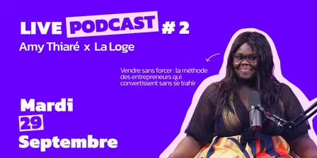Live Podcast #2 La Loge x Amy Thiaré