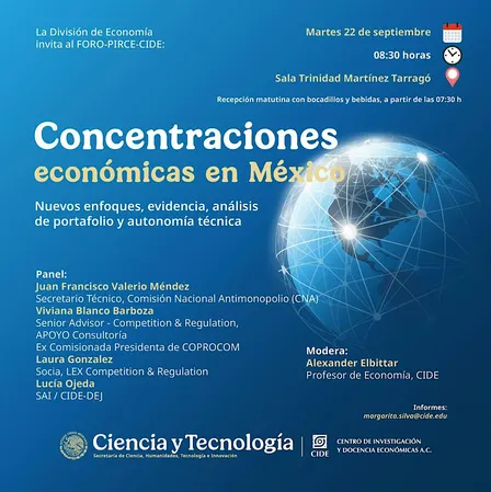 FORO-PIRCE-CIDE   Concentraciones económicas en México