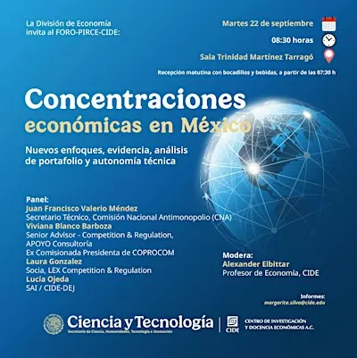 FORO-PIRCE-CIDE Concentraciones económicas en México