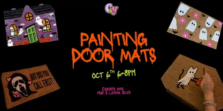 Halloween Doormat Painting @ Corner Bar