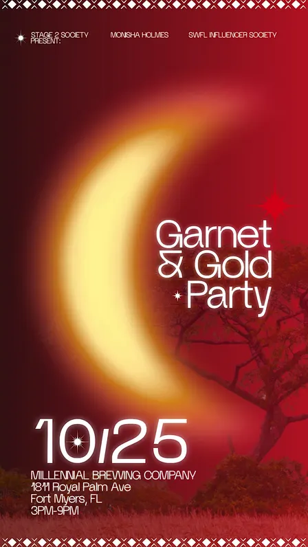 Garnet & Gold Day Party