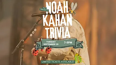 Noah KahanTrivia Night at FVC September 29, 2026