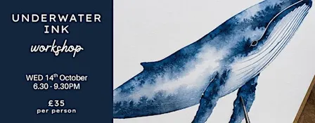 Art Workshop - Ink Underwater Theme - Southampton