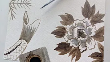 Coffee Ink Watercolor Workshop
