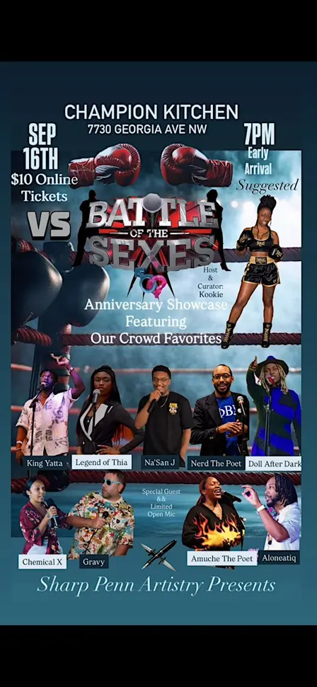Battle of the Sexes Open Mic: Anniversary Show