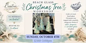 Beach Glass Christmas Tree Workshop with Amanda of Creative Retreat