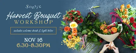 Create Your Own Harvest Flower Bouquet at Sonsie