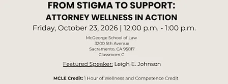 From Stigma to Support: Attorney Wellness in Action