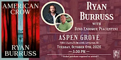 Ryan Burruss with Dino Enrique Piacentini at Tattered Cover Aspen Grove
