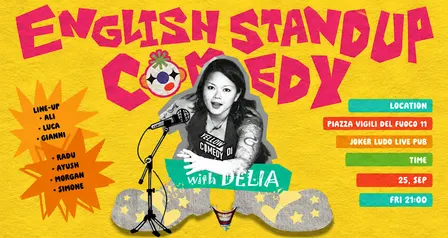Free Entry - Friday Night English StandUp Comedy - Yellowdicomedy