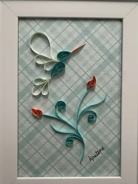 Quilling with Kathy Peters - Hummingbird